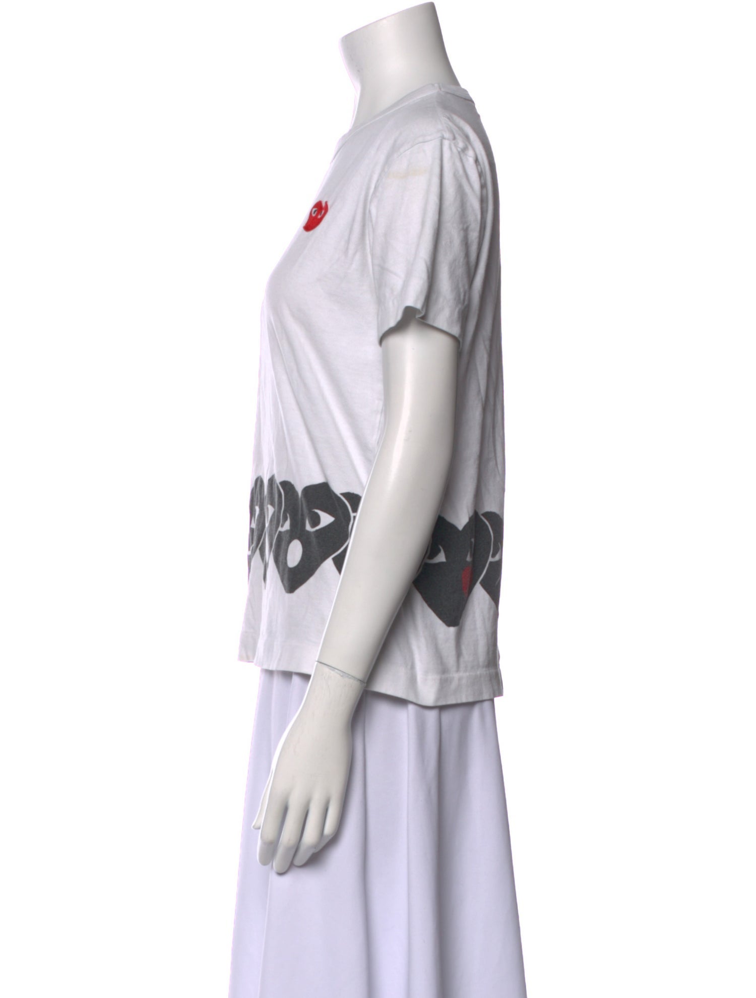 Comme des Garçons Play Graphic Print Crew Neck T-Shirt