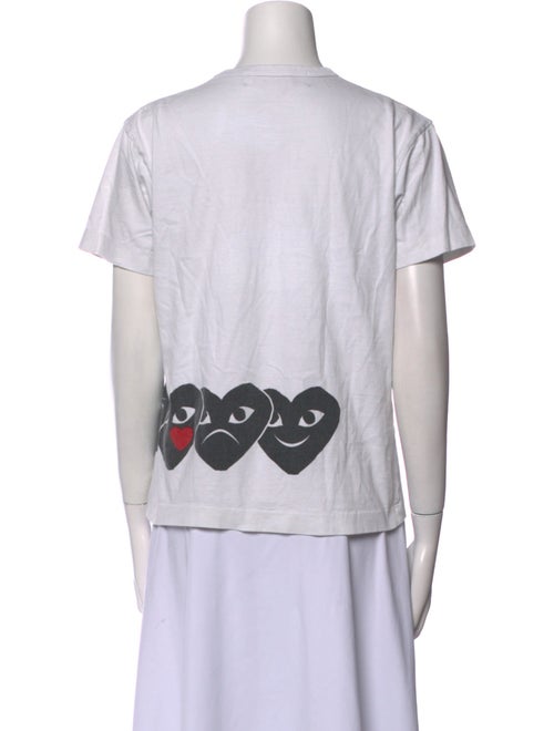 Comme des Garçons Play Graphic Print Crew Neck T-Shirt