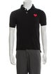 Comme des Garçons Play Collar Short Sleeve Polo Shirt