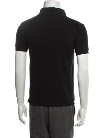 Comme des Garçons Play Collar Short Sleeve Polo Shirt