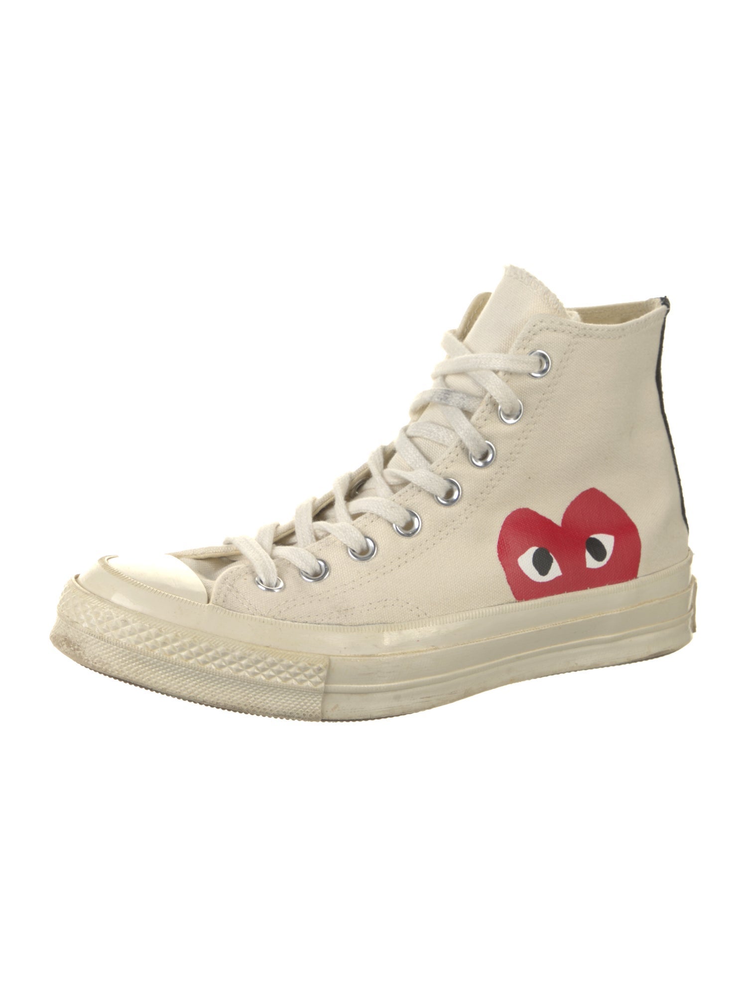 Comme des Garçons Play Canvas Printed Sneakers