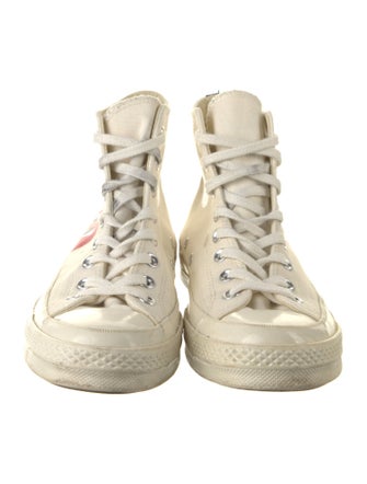 Comme des Garçons Play Canvas Printed Sneakers
