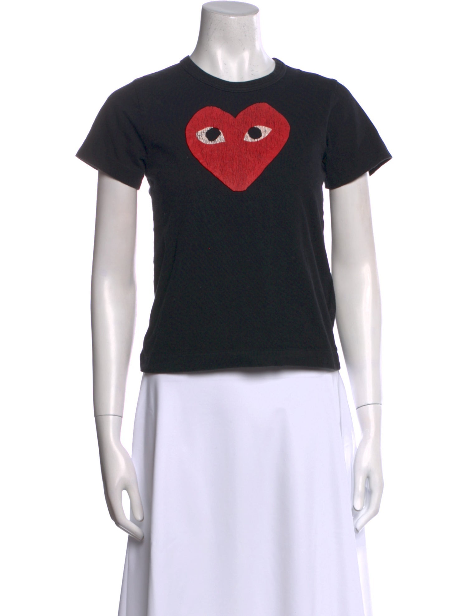Comme des Garçons Play Graphic Print Crew Neck T-Shirt