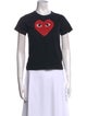 Comme des Garçons Play Graphic Print Crew Neck T-Shirt
