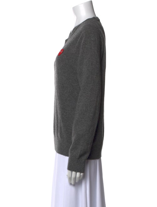 Comme des Garçons Play Wool V-Neck Sweater