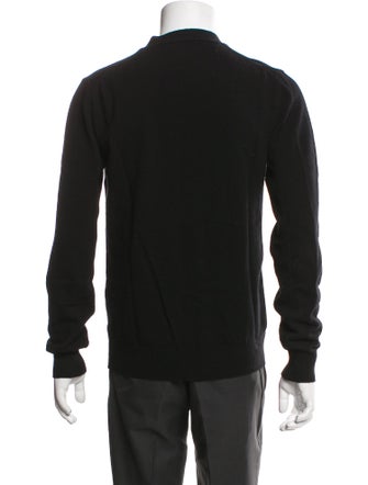 Comme des Garçons Play Wool Graphic Print Cardigan