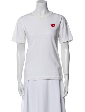 Comme des Garçons Play Crew Neck Short Sleeve T-Shirt