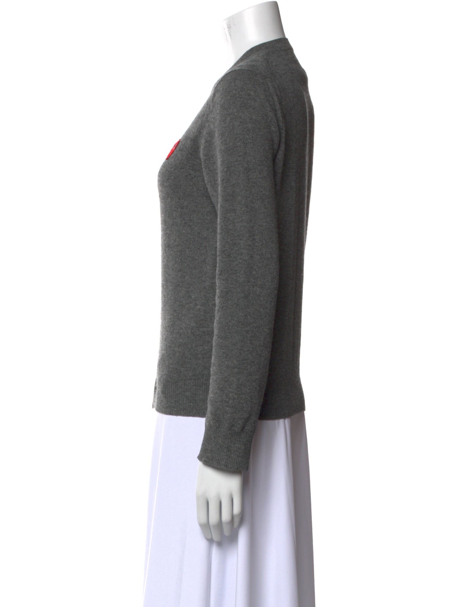 Comme des Garçons Play Wool Crew Neck Sweater