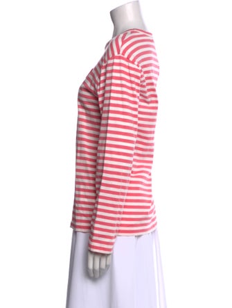 Comme des Garçons Play Striped Crew Neck T-Shirt