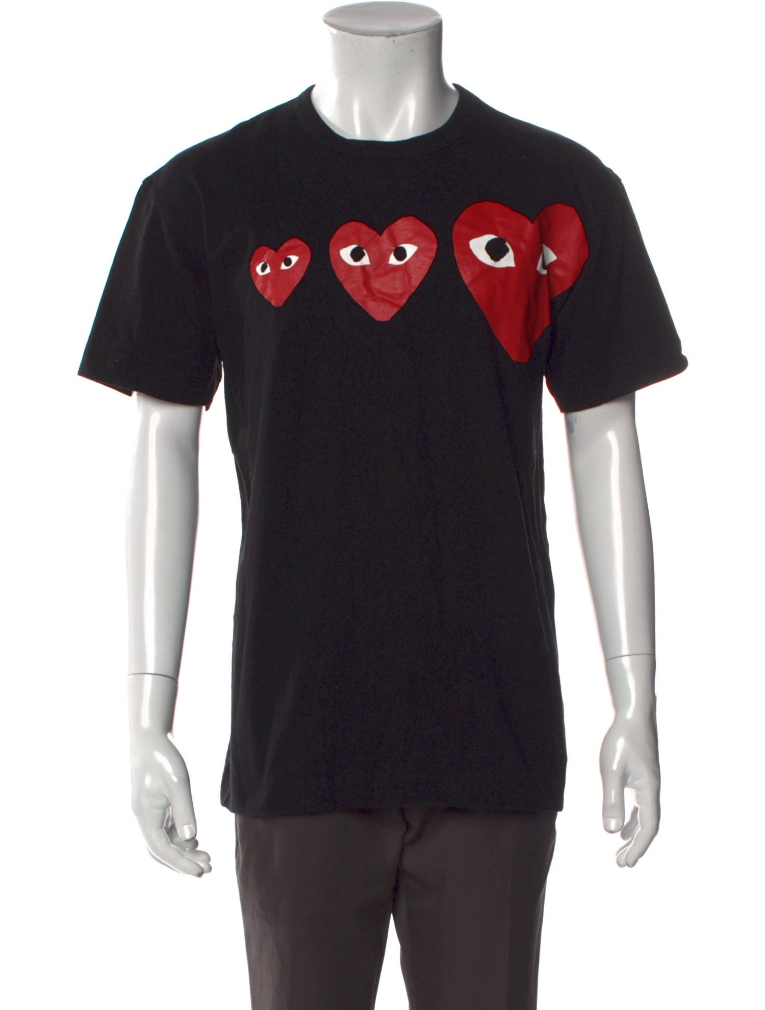 Comme des Garçons Play Graphic Print Crew Neck T-Shirt