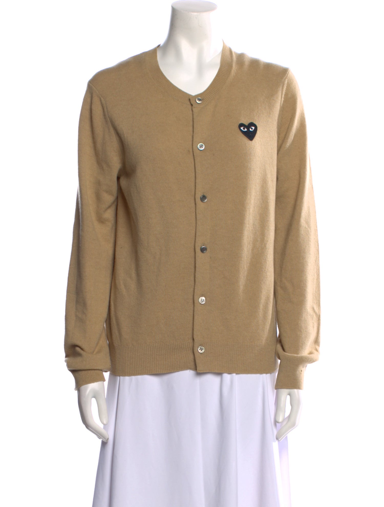 Comme des Garçons Play Wool Crew Neck Sweater