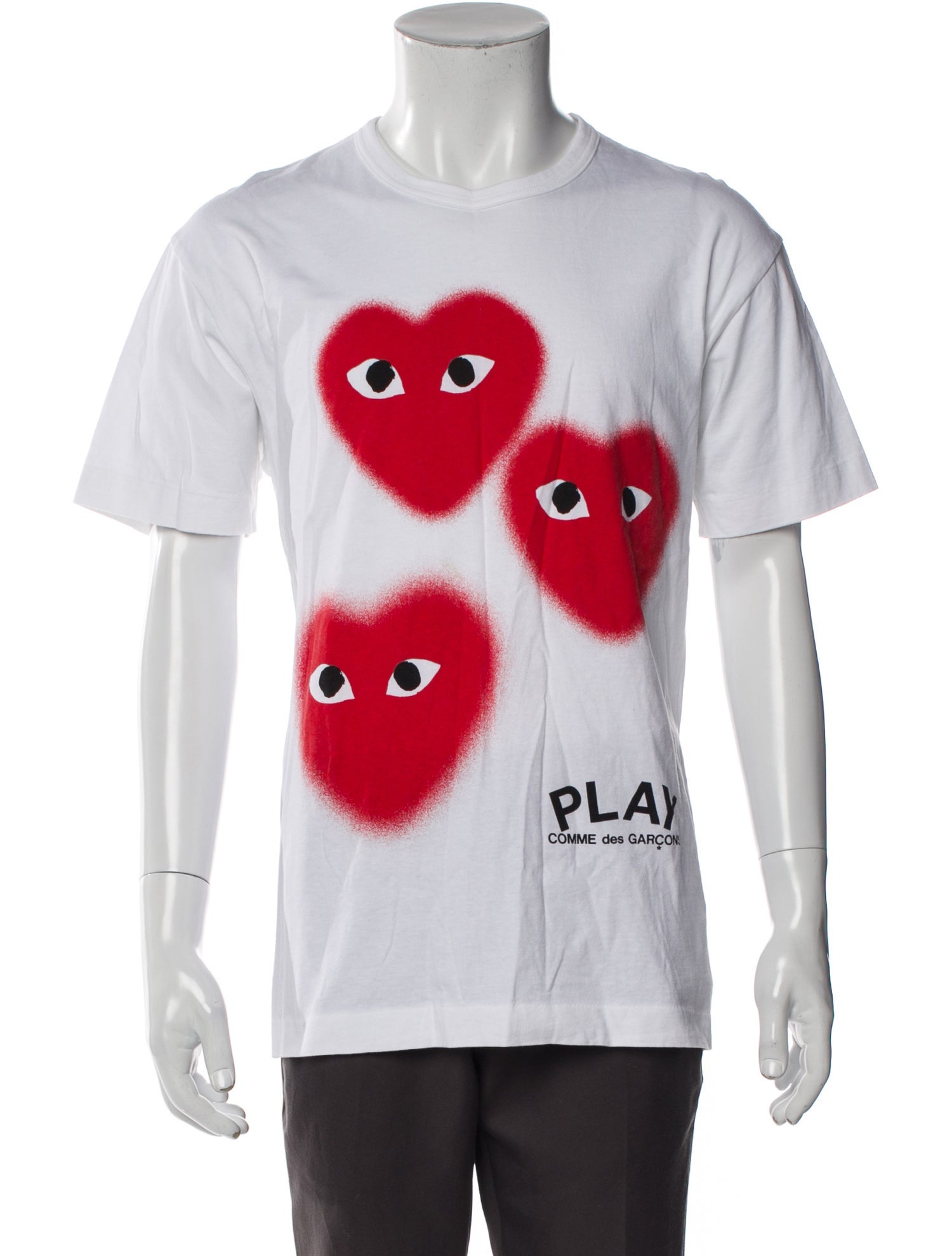 Comme des Garçons Play Graphic Print Crew Neck T-Shirt