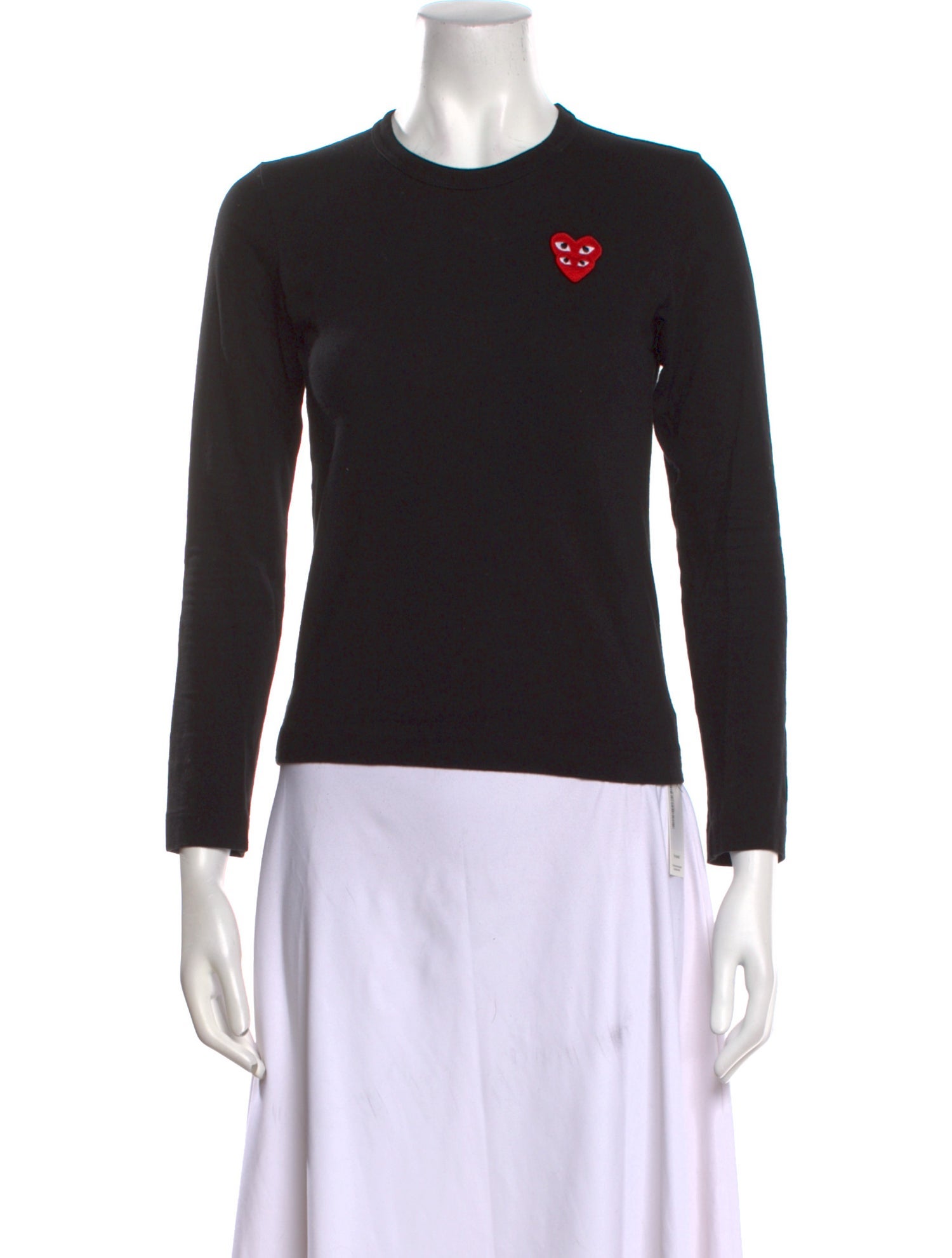 Comme des Garçons Play Graphic Print Crew Neck Sweatshirt