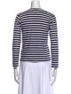 Comme des Garçons Play Striped Crew Neck Top