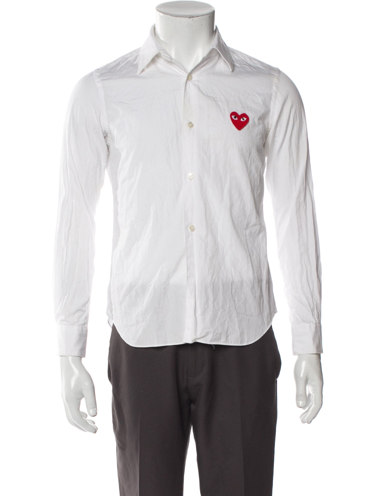 Comme des Garçons Play Graphic Print Long Sleeve Shirt