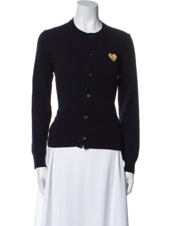 Comme des Garçons Play Wool Crew Neck Sweater