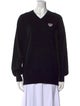 Comme des Garçons Play Wool V-Neck Sweater