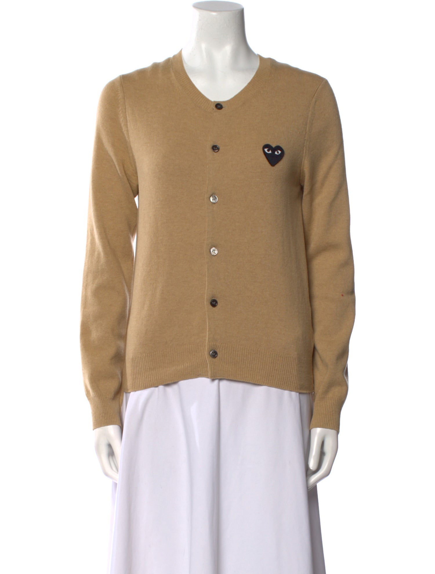 Comme des Garçons Play Wool Crew Neck Sweater