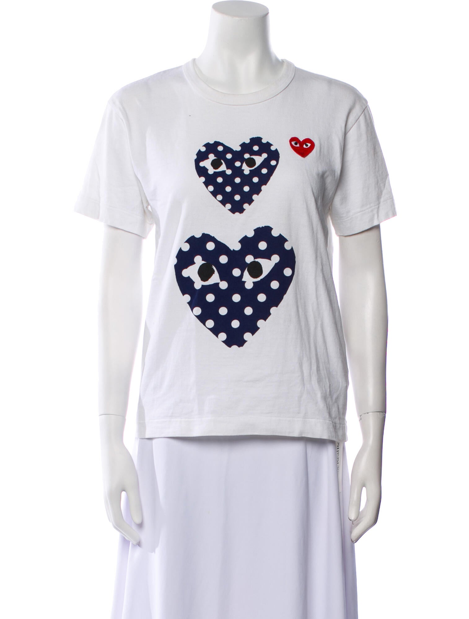 Comme des Garçons Play Graphic Print Crew Neck T-Shirt
