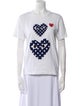 Comme des Garçons Play Graphic Print Crew Neck T-Shirt