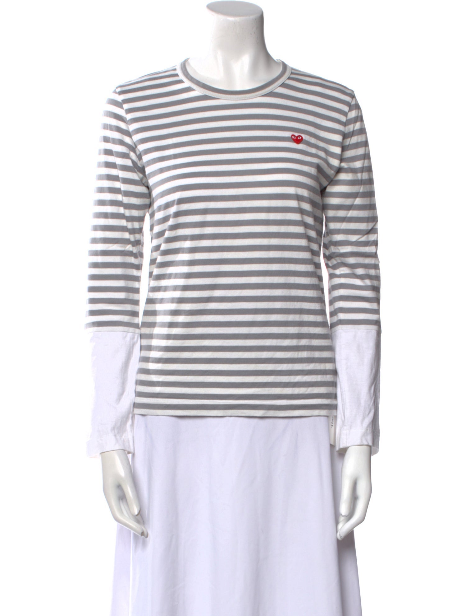 Comme des Garçons Play Striped Crew Neck T-Shirt