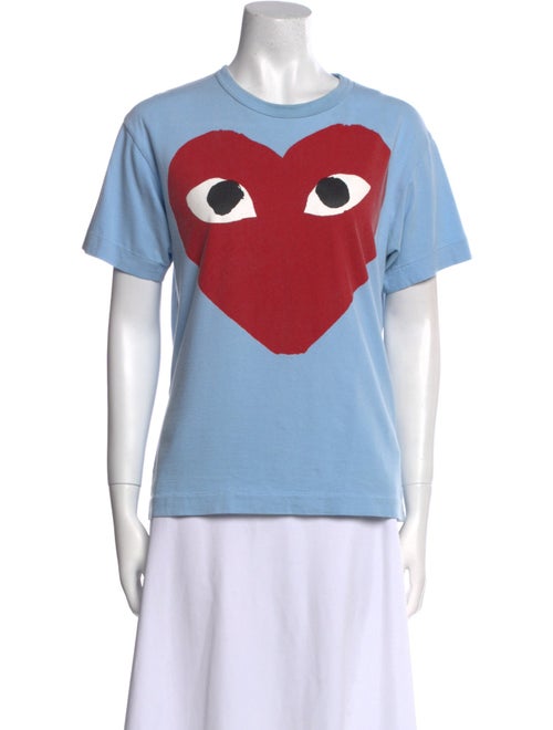 Comme des Garçons Play Graphic Print Crew Neck T-Shirt