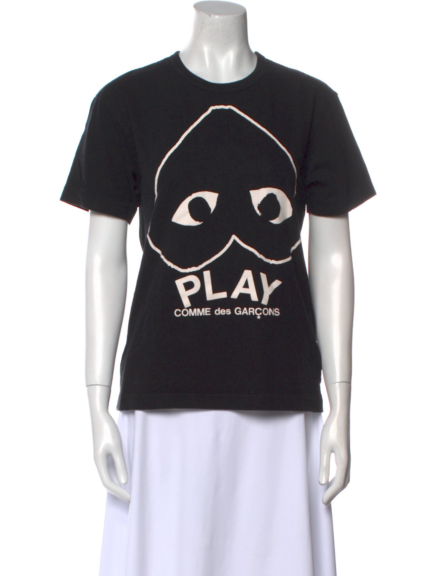 Comme des Garçons Play Graphic Print Crew Neck T-Shirt