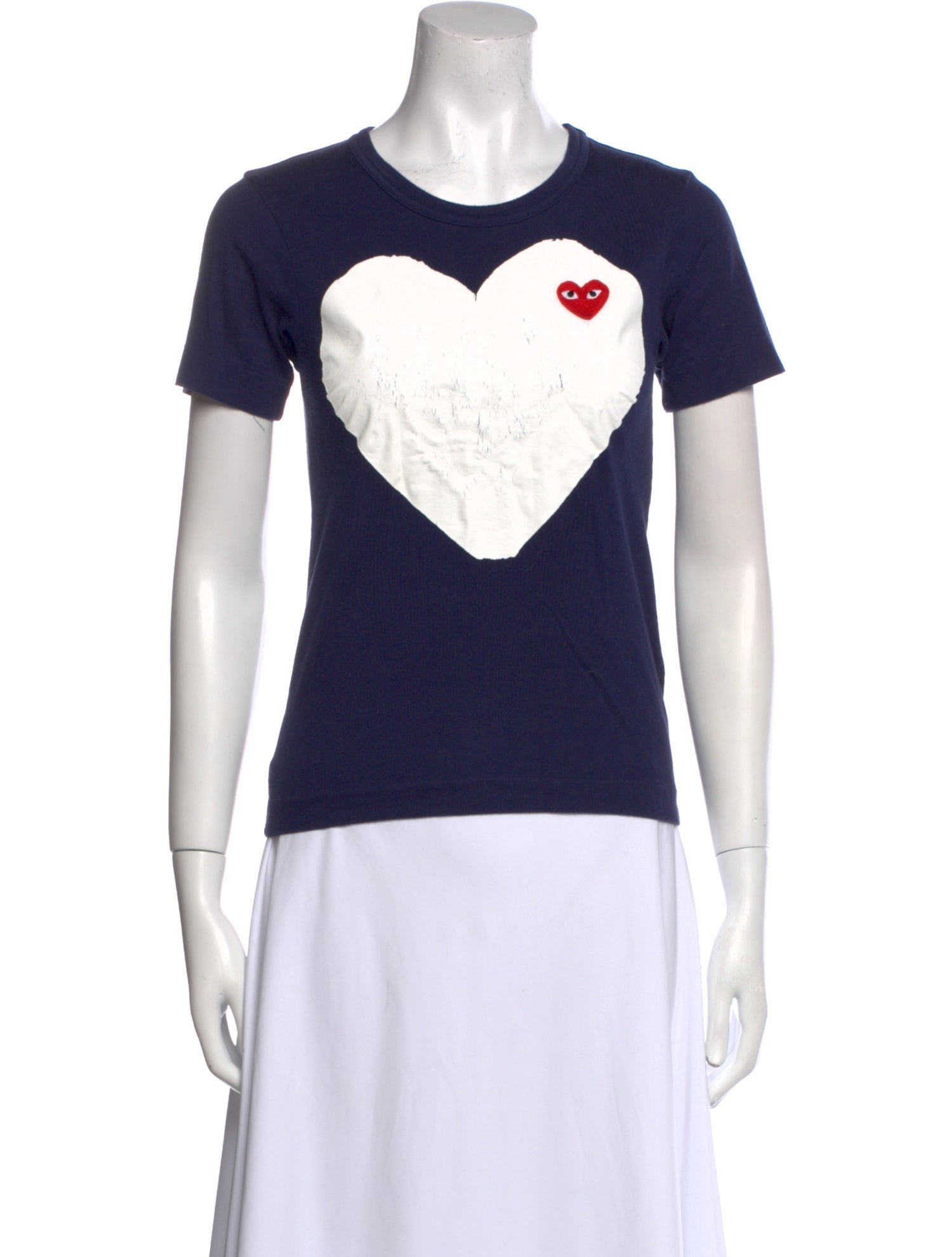 Comme des Garçons Play Graphic Print Crew Neck T-Shirt