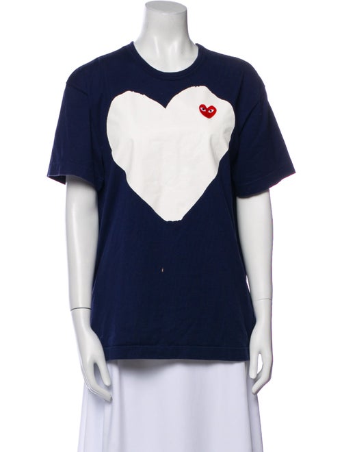 Comme des Garçons Play Graphic Print Crew Neck T-Shirt