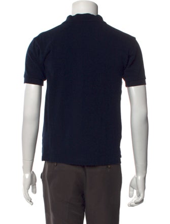 Comme des Garçons Play Collar Short Sleeve Polo Shirt
