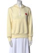 Comme des Garçons Play Mock Neck Long Sleeve Sweatshirt