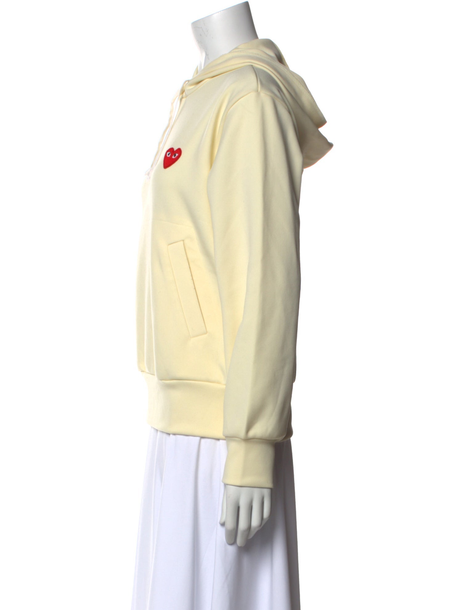 Comme des Garçons Play Mock Neck Long Sleeve Sweatshirt
