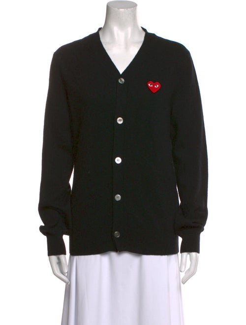 Comme des Garçons Play Wool V-Neck Sweater