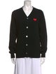 Comme des Garçons Play Wool V-Neck Sweater