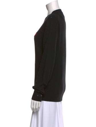 Comme des Garçons Play Wool V-Neck Sweater