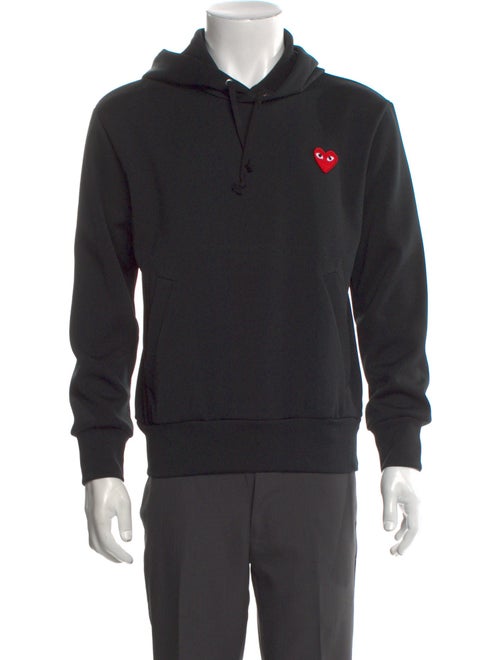 Comme des Garçons Play Crew Neck Long Sleeve Hoodie