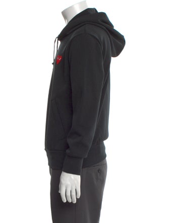 Comme des Garçons Play Crew Neck Long Sleeve Hoodie