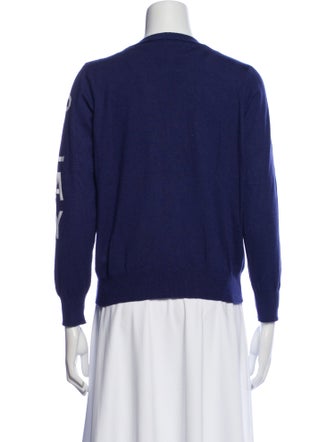 Comme des Garçons Play Wool Graphic Print Sweater