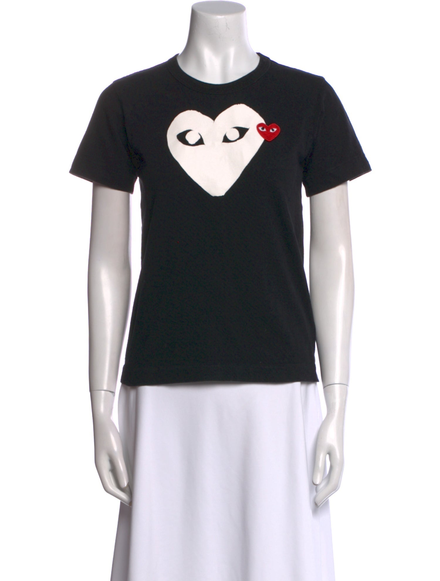 Comme des Garçons Play Graphic Print Crew Neck T-Shirt