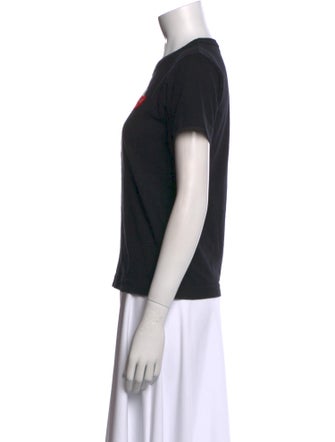 Comme des Garçons Play Graphic Print Crew Neck T-Shirt