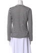 Comme des Garçons Play Striped Crew Neck Top