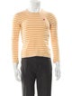Comme des Garçons Play Striped Crew Neck T-Shirt
