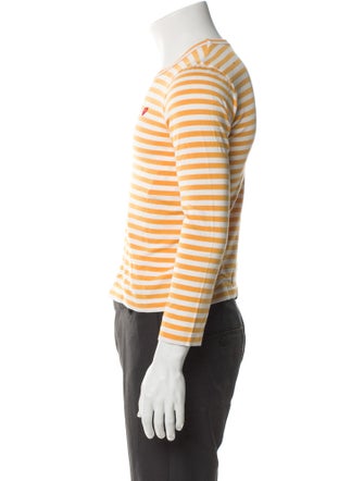 Comme des Garçons Play Striped Crew Neck T-Shirt