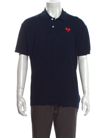 Comme des Garçons Play Crew Neck Short Sleeve Polo Shirt