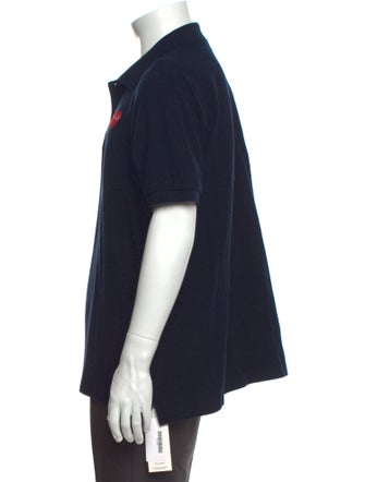 Comme des Garçons Play Crew Neck Short Sleeve Polo Shirt