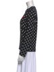 Comme des Garçons Play Polka Dot Print Crew Neck Blouse