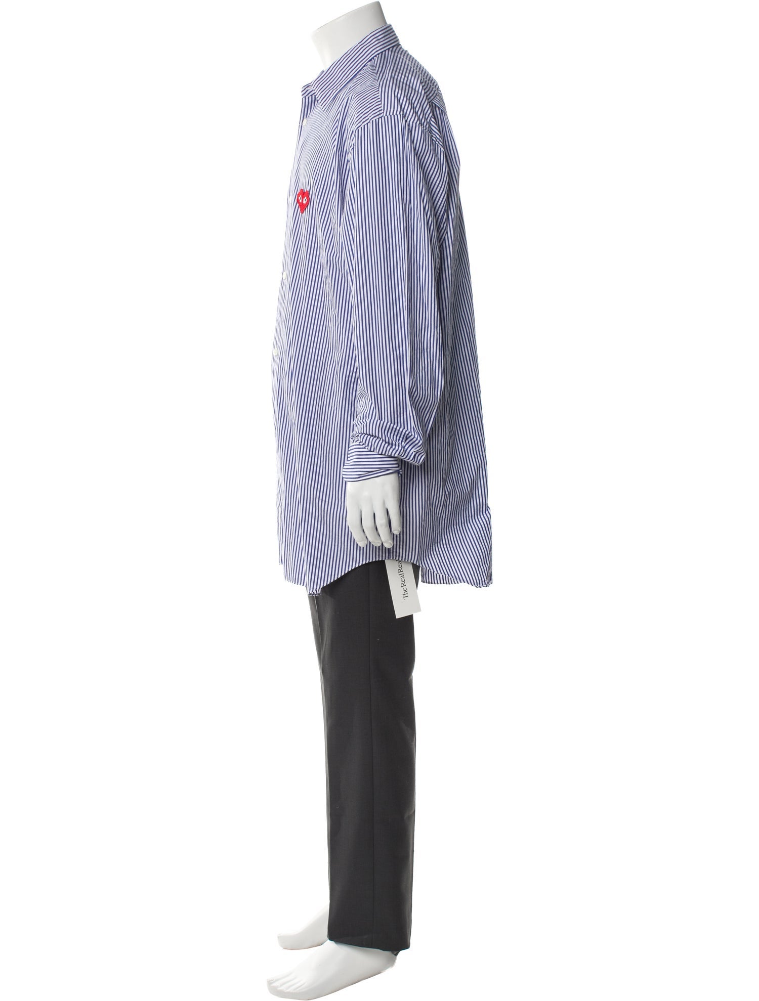 Comme des Garçons Play Striped Long Sleeve Shirt w/ Tags