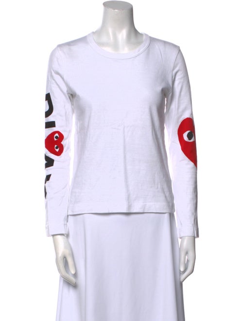 Comme des Garçons Play Graphic Print Crew Neck Sweatshirt