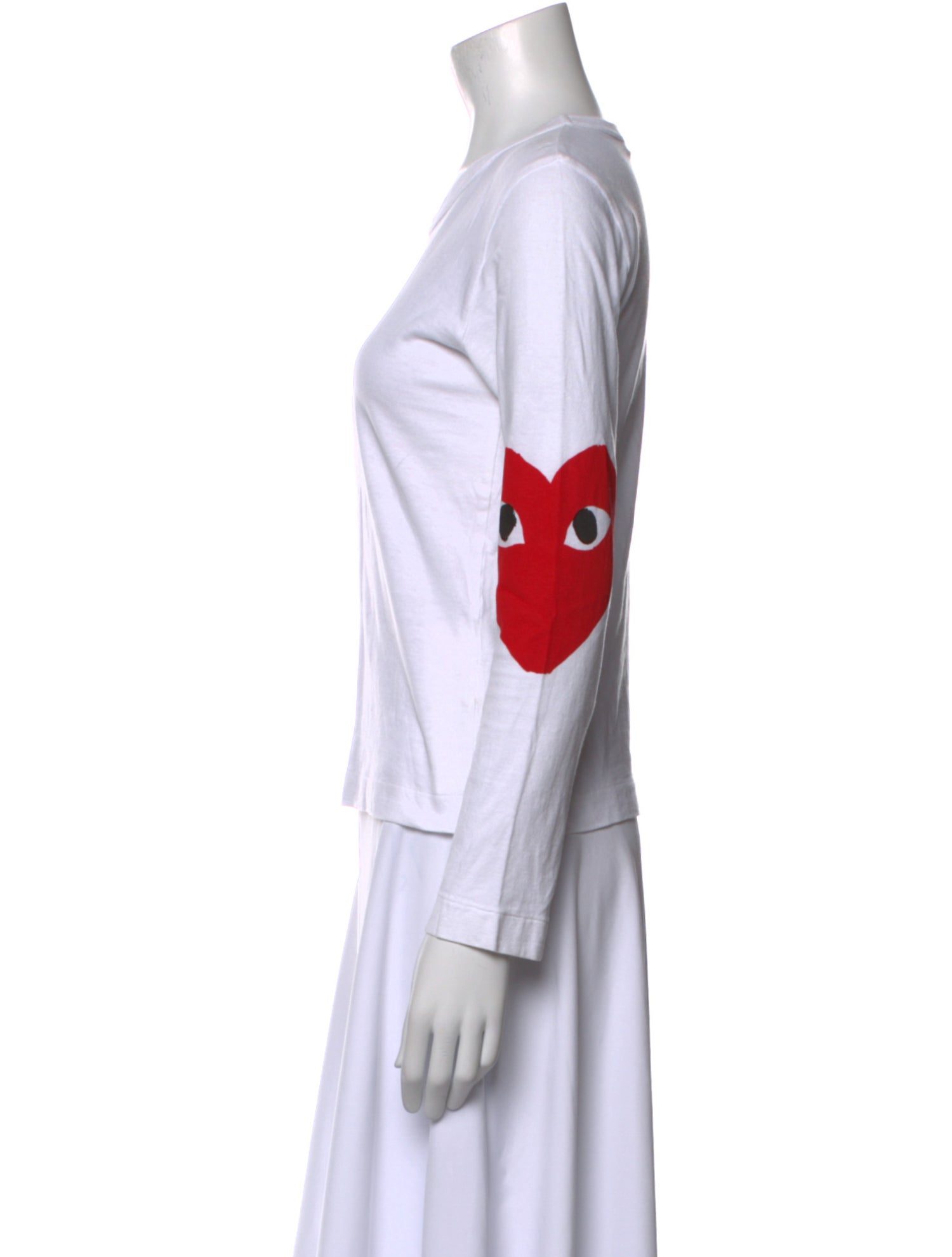 Comme des Garçons Play Graphic Print Crew Neck Sweatshirt