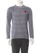 Comme des Garçons Play Striped Crew Neck T-Shirt